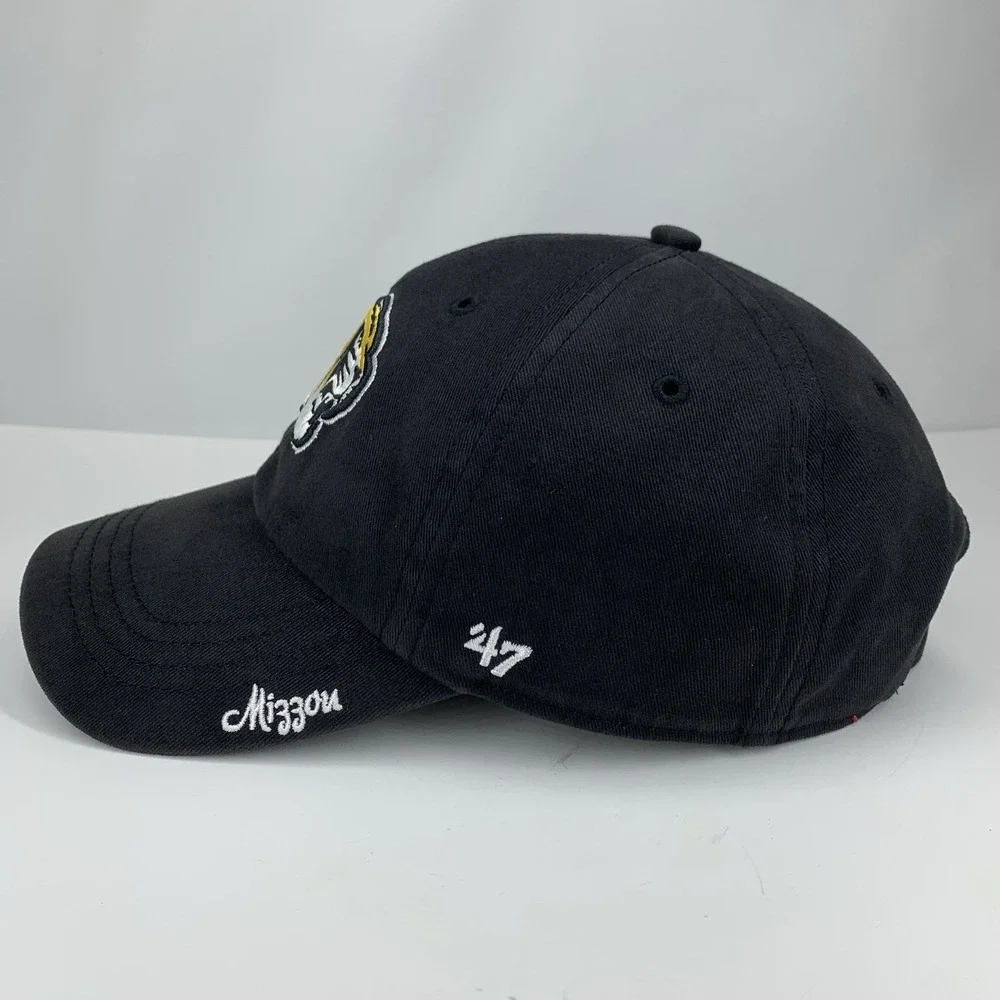 Missouri Missou Tigers Hat Black '47 Adjustable Strap Unstructured Baseball Cap